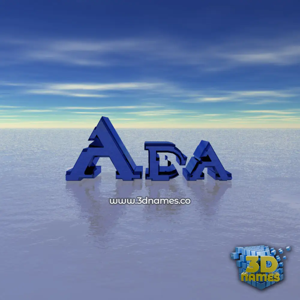 ada in Horizon style - 3D name wallpaper