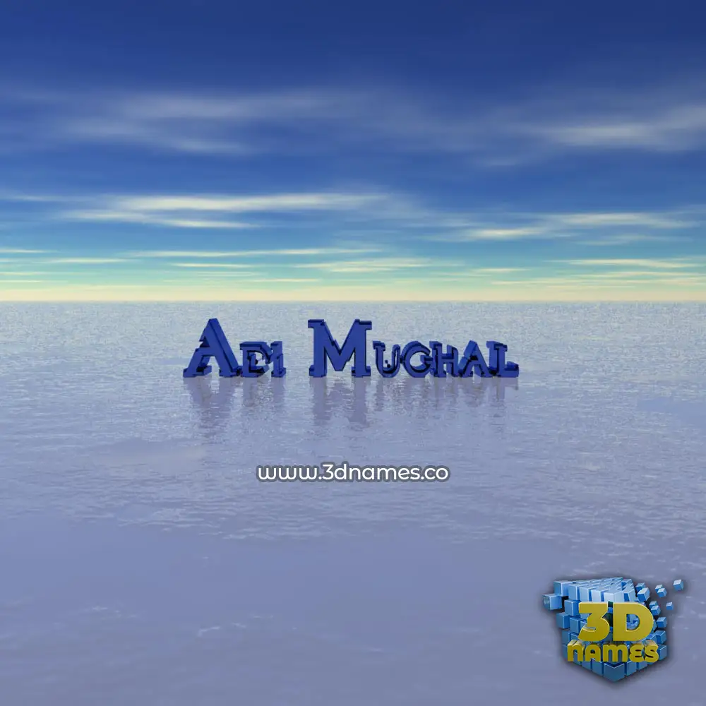 adi mughal in Horizon style - 3D name wallpaper adi mughal in Horizon style - 3D name wallpaper