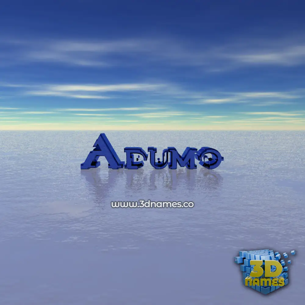 adumo in Horizon style - 3D name wallpaper adumo in Horizon style - 3D name wallpaper
