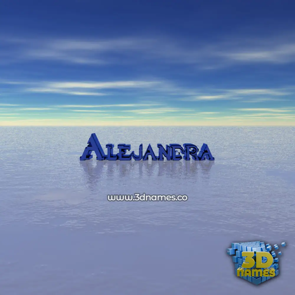 alejandra in Horizon style - 3D name wallpaper alejandra in Horizon style - 3D name wallpaper