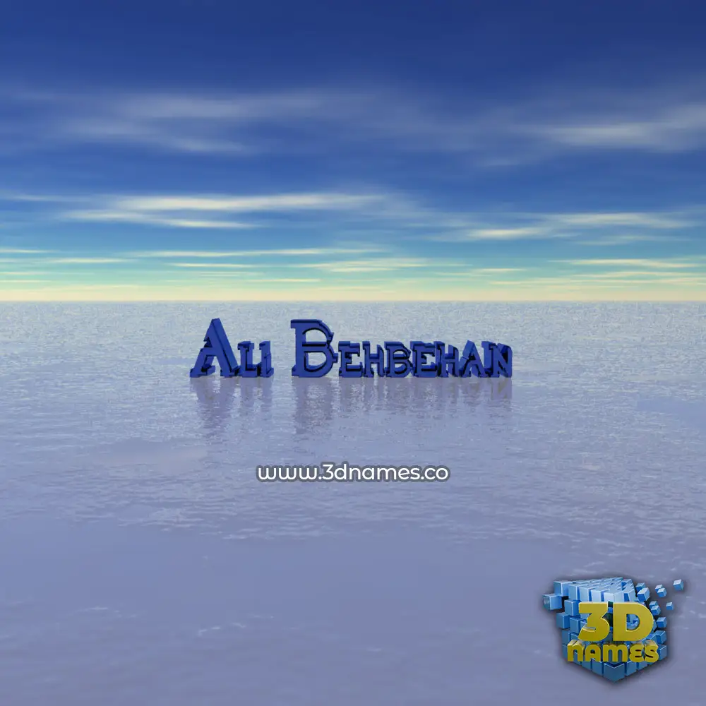ali behbehan in Horizon style - 3D name wallpaper ali behbehan in Horizon style - 3D name wallpaper
