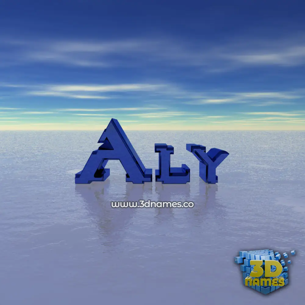 aly in Horizon style - 3D name wallpaper aly in Horizon style - 3D name wallpaper