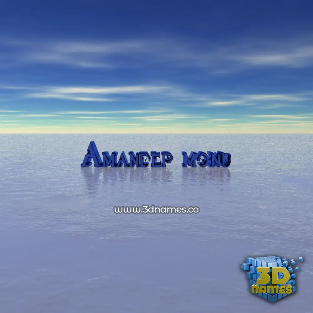amandep monu in Horizon style - 3D name wallpaper amandep monu in Horizon style - 3D name wallpaper