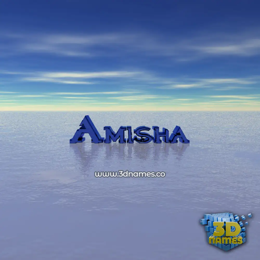 amisha in Horizon style - 3D name wallpaper amisha in Horizon style - 3D name wallpaper