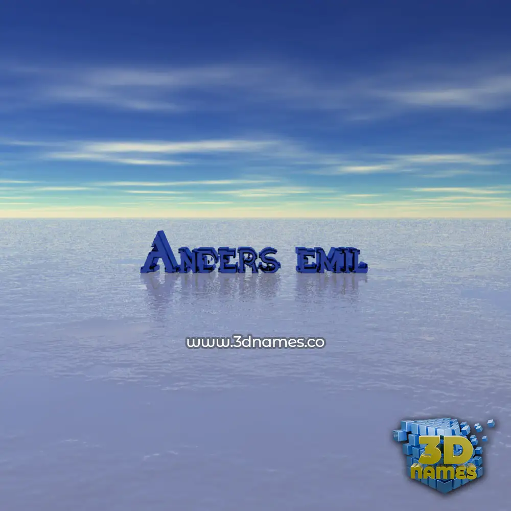 anders emil in Horizon style - 3D name wallpaper anders emil in Horizon style - 3D name wallpaper