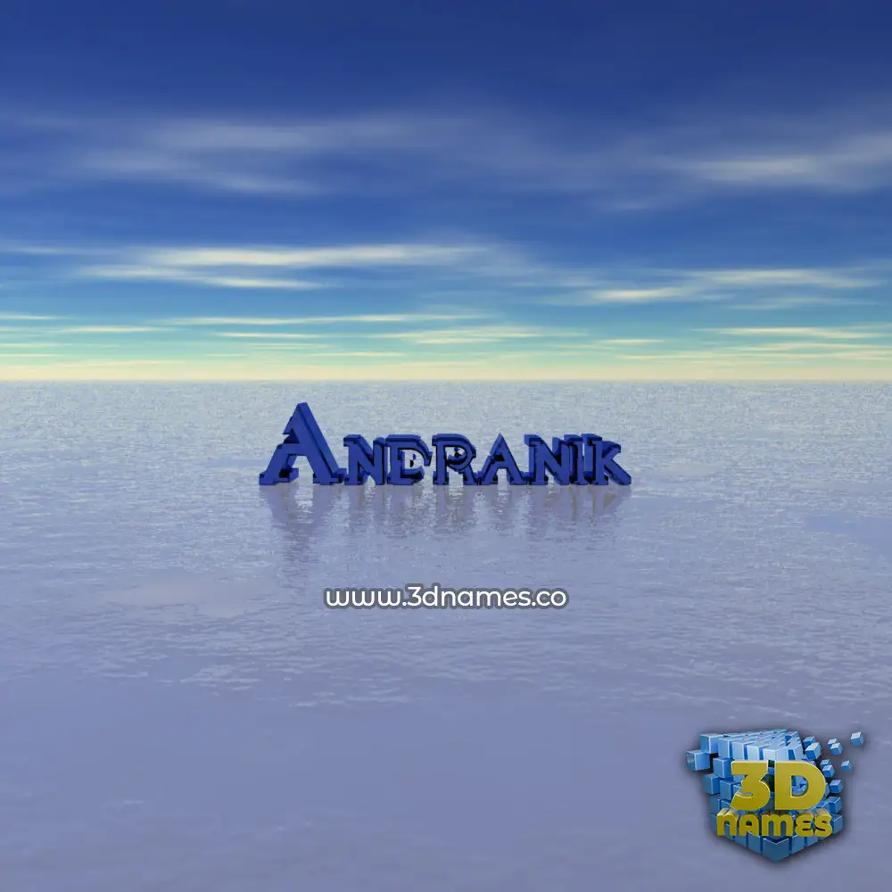 andranik in Horizon style - 3D name wallpaper