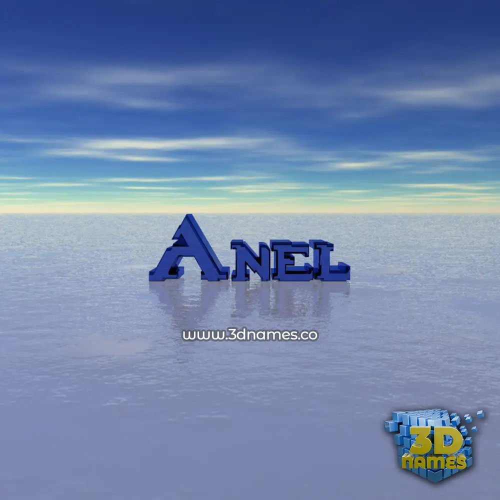 anel in Horizon style - 3D name wallpaper anel in Horizon style - 3D name wallpaper