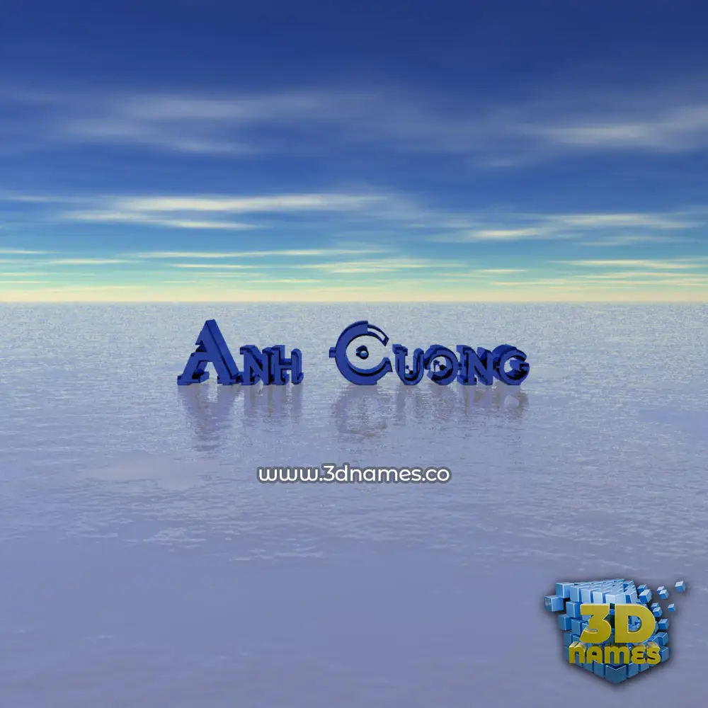 anh cuong in Horizon style - 3D name wallpaper anh cuong in Horizon style - 3D name wallpaper