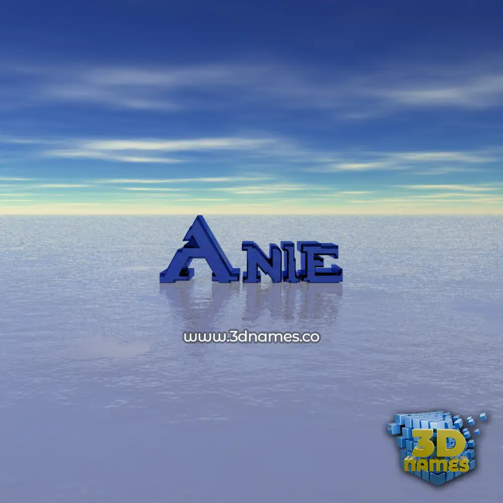anie in Horizon style - 3D name wallpaper anie in Horizon style - 3D name wallpaper