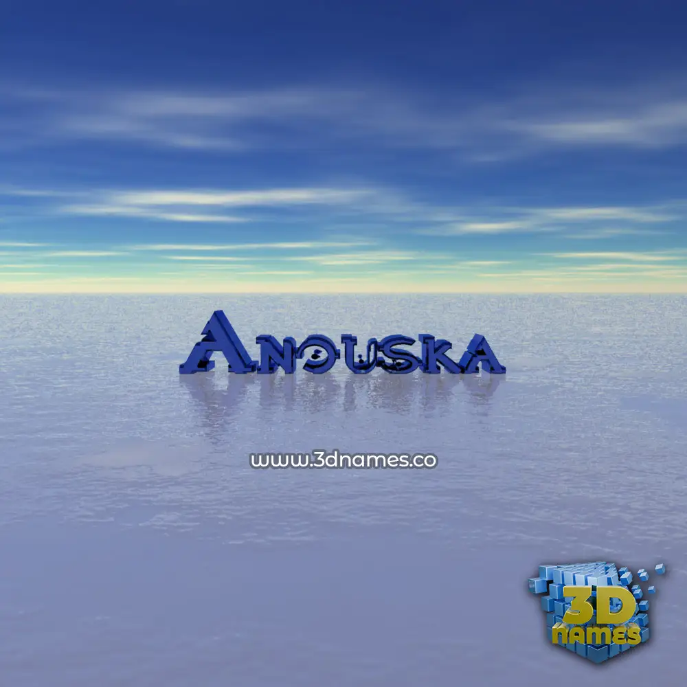 anouska in Horizon style - 3D name wallpaper anouska in Horizon style - 3D name wallpaper