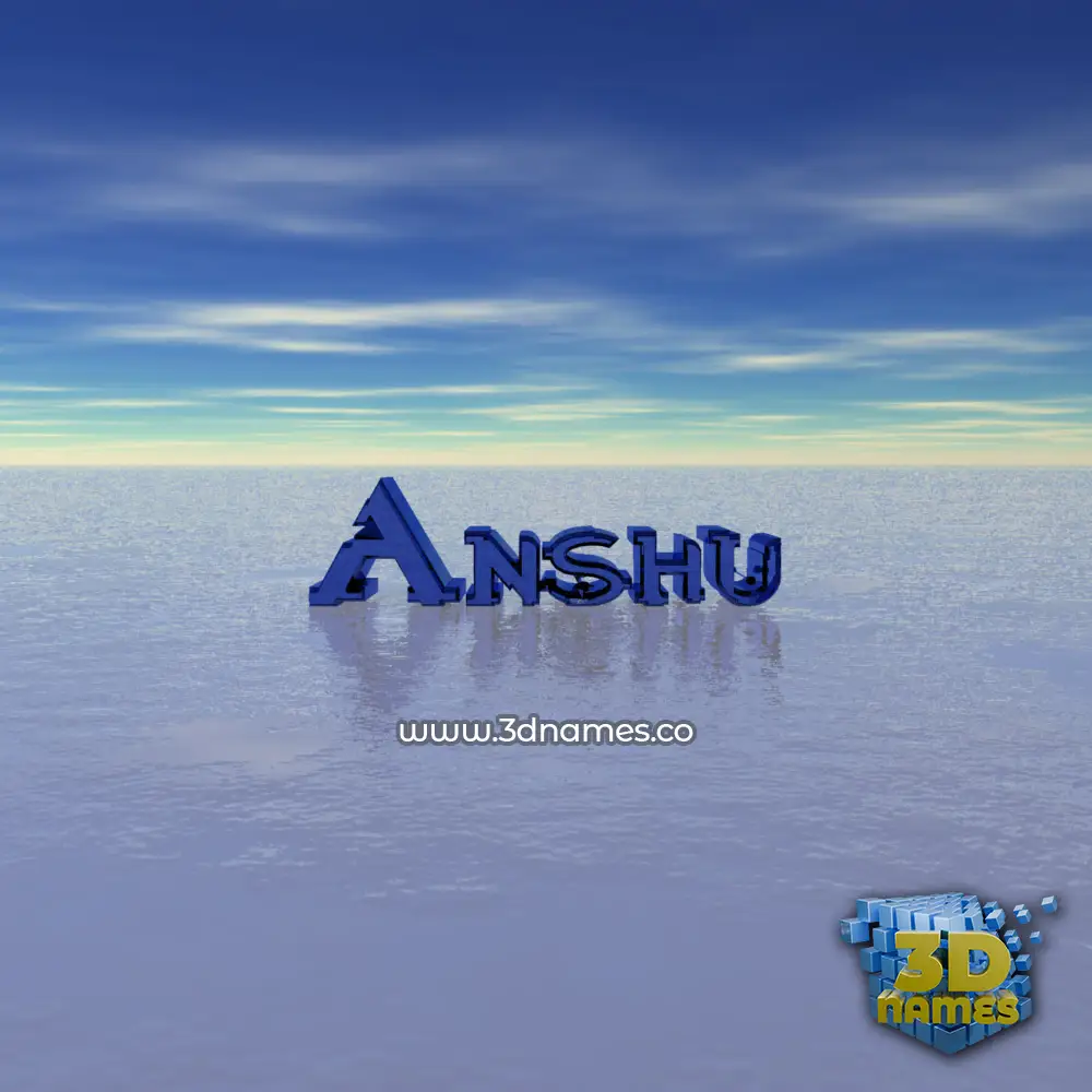 anshu in Horizon style - 3D name wallpaper anshu in Horizon style - 3D name wallpaper