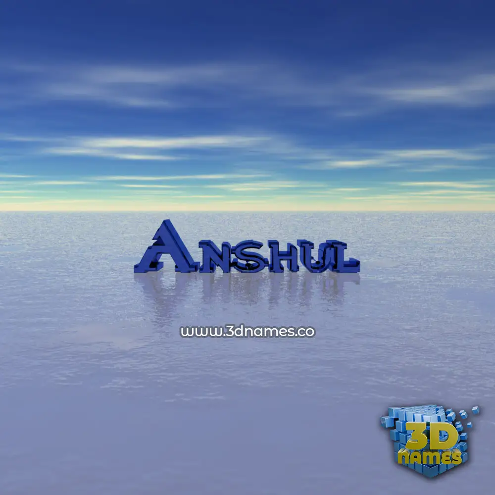 anshul in Horizon style - 3D name wallpaper anshul in Horizon style - 3D name wallpaper