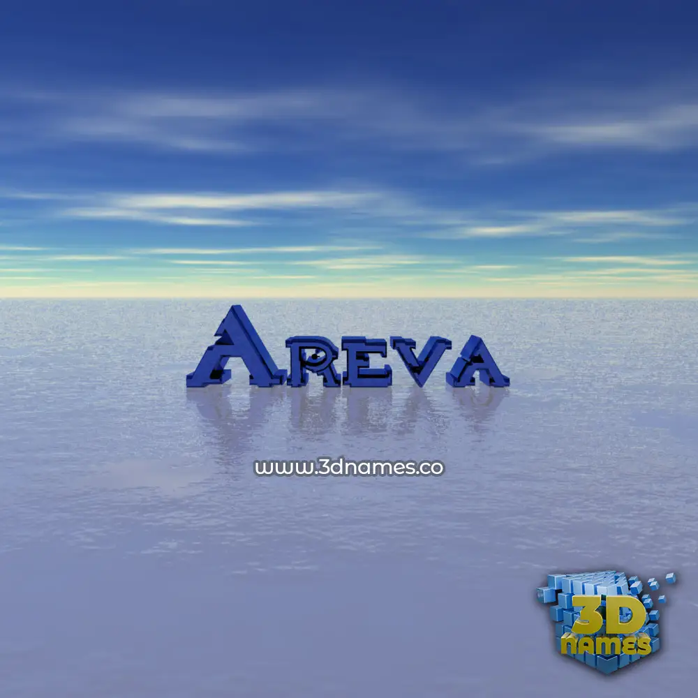 areva in Horizon style - 3D name wallpaper