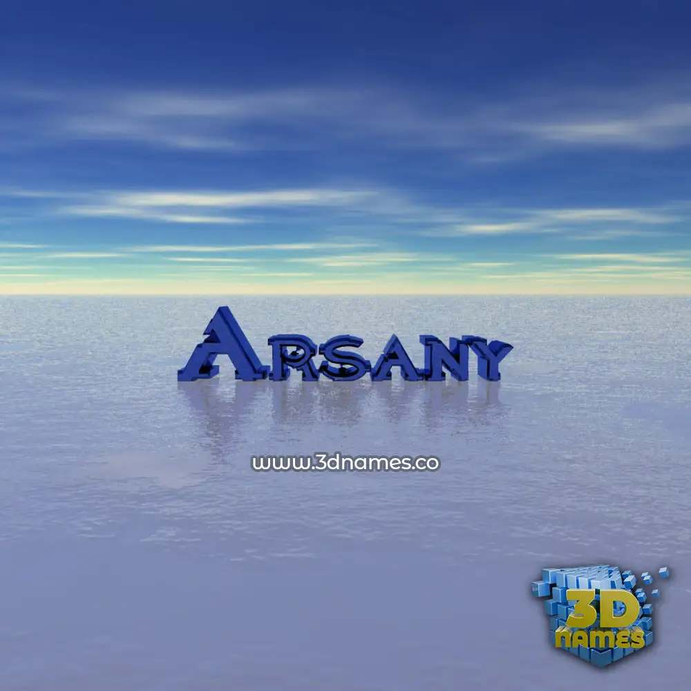 arsany in Horizon style - 3D name wallpaper arsany in Horizon style - 3D name wallpaper
