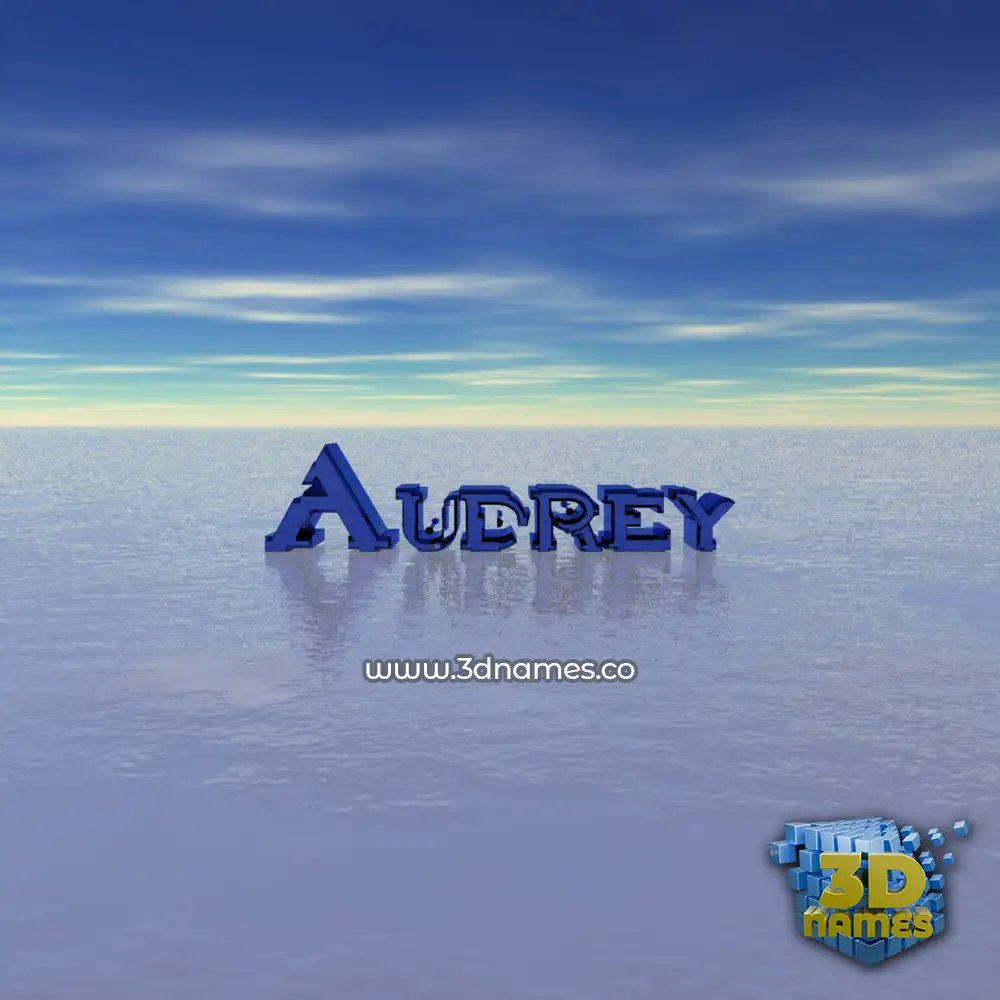 audrey in Horizon style - 3D name wallpaper audrey in Horizon style - 3D name wallpaper