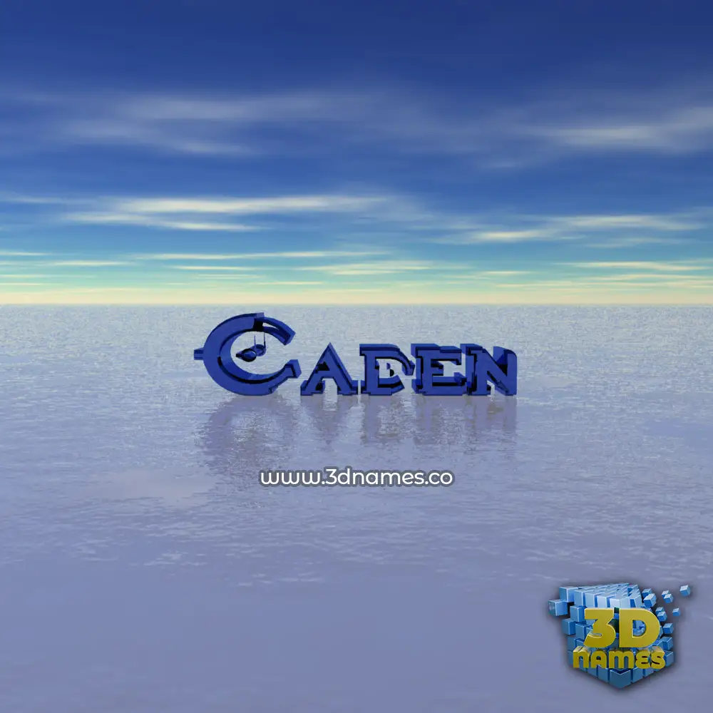 caden in Horizon style - 3D name wallpaper