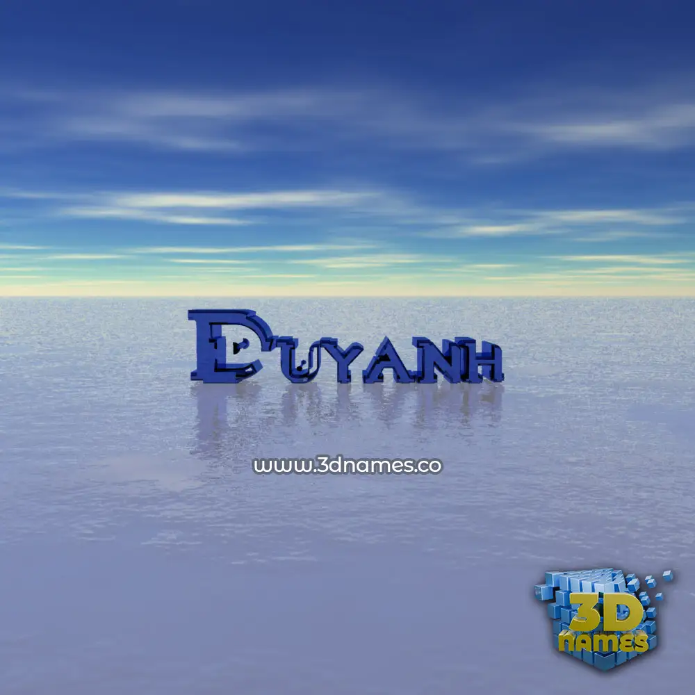 duyanh in Horizon style - 3D name wallpaper duyanh in Horizon style - 3D name wallpaper