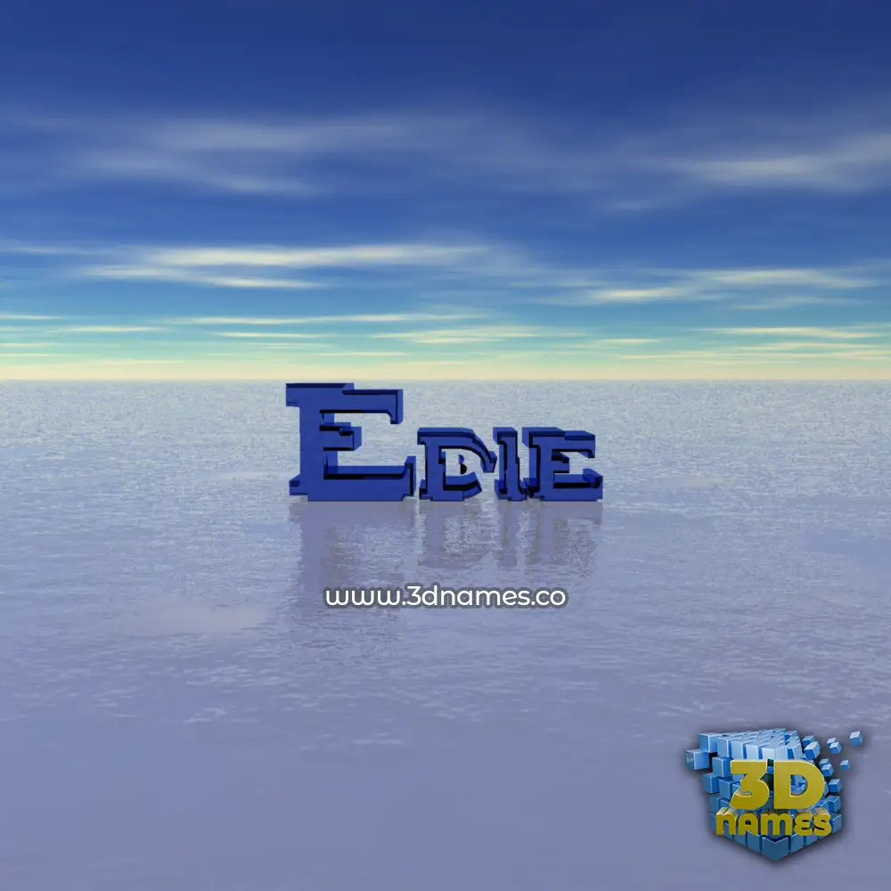edie in Horizon style - 3D name wallpaper edie in Horizon style - 3D name wallpaper