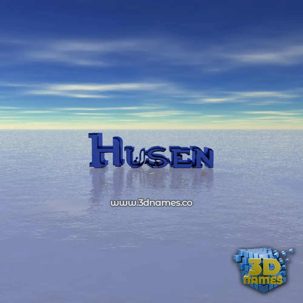 husen in Horizon style - 3D name wallpaper husen in Horizon style - 3D name wallpaper