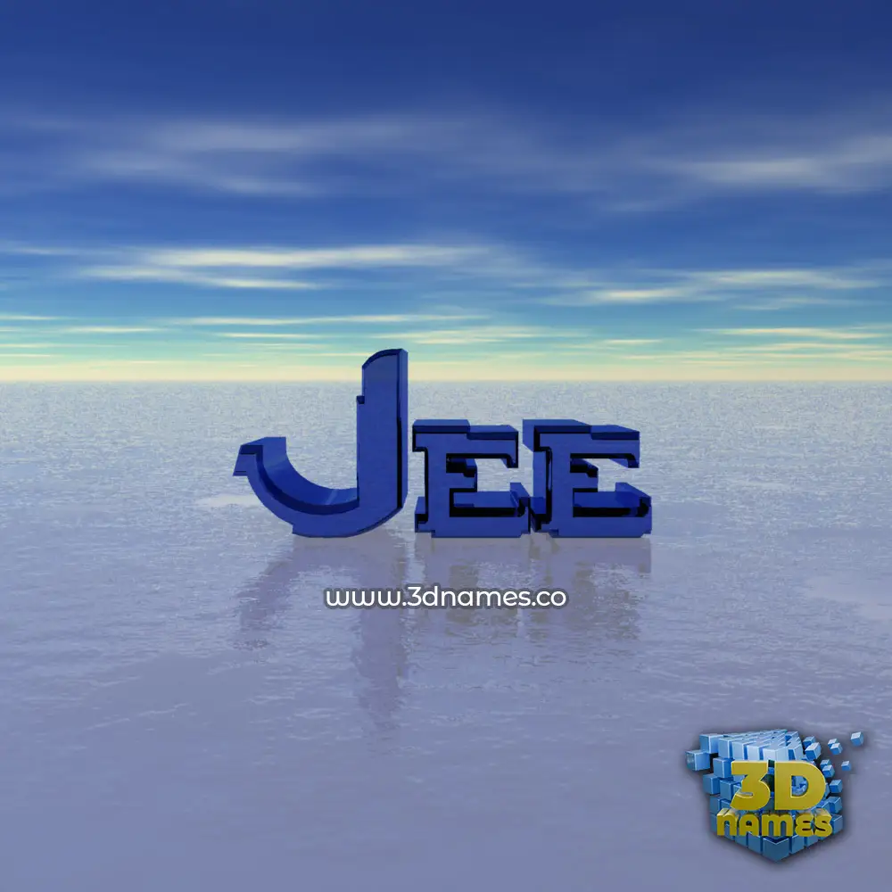 jee in Horizon style - 3D name wallpaper jee in Horizon style - 3D name wallpaper