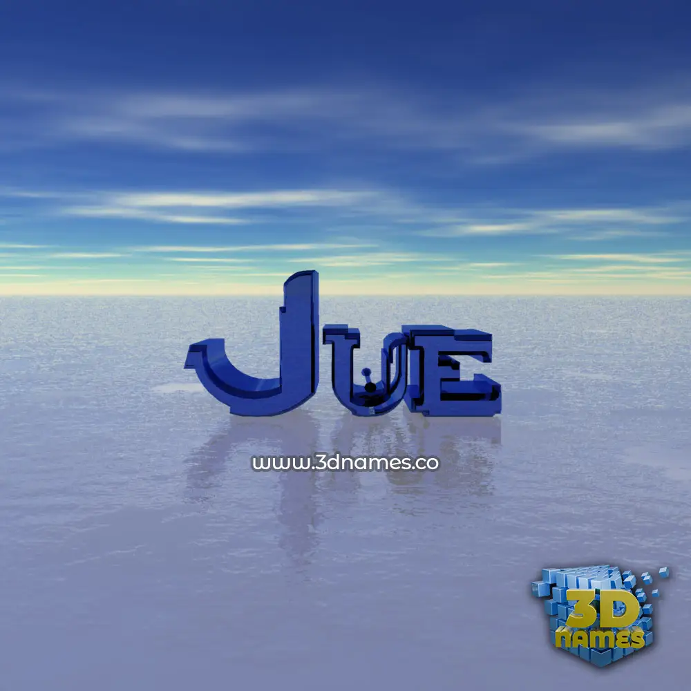 jue in Horizon style - 3D name wallpaper jue in Horizon style - 3D name wallpaper