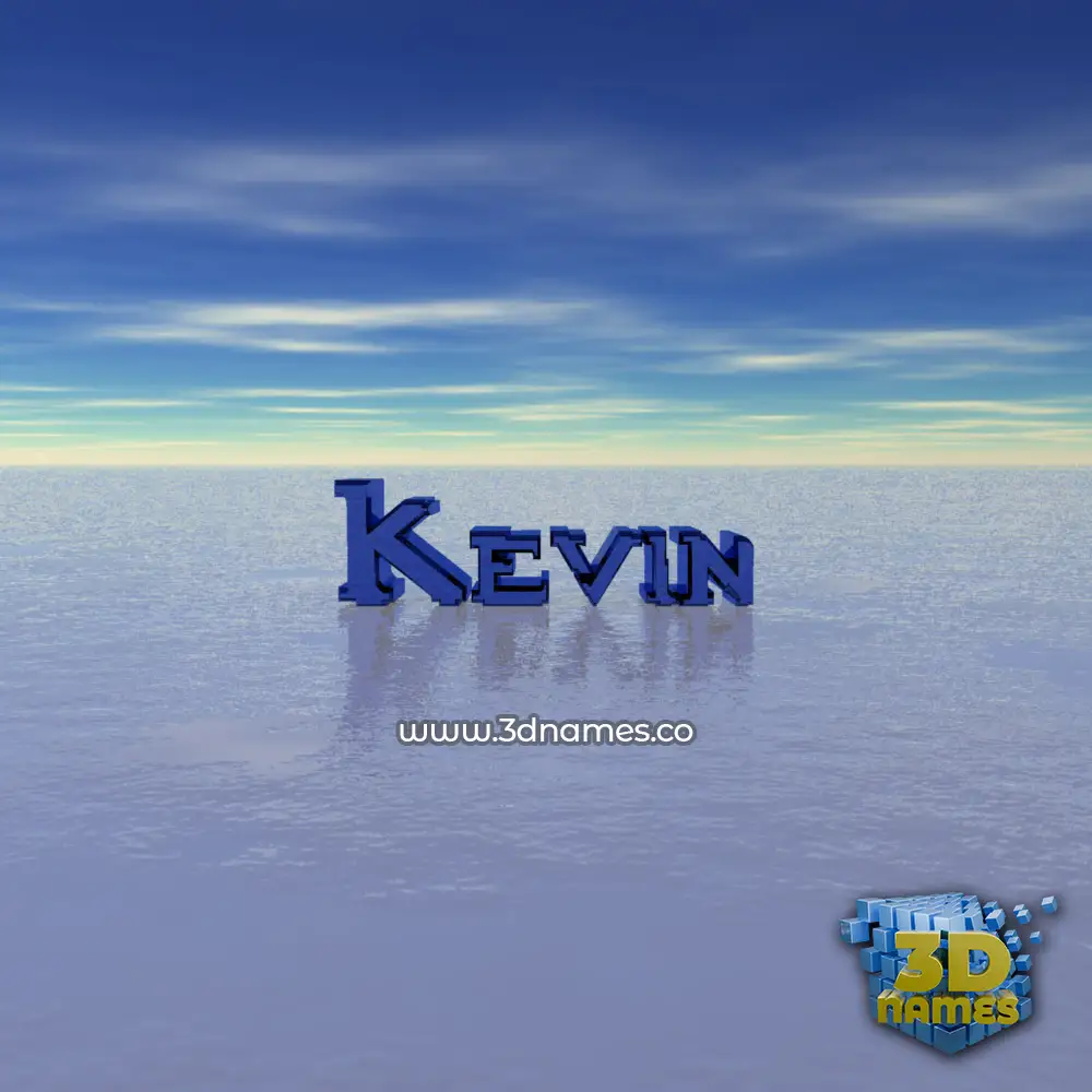 kevin in Horizon style - 3D name wallpaper