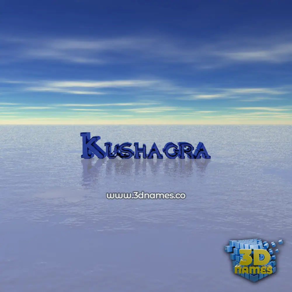 kushagra in Horizon style - 3D name wallpaper kushagra in Horizon style - 3D name wallpaper