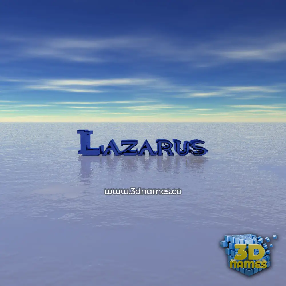 lazarus in Horizon style - 3D name wallpaper