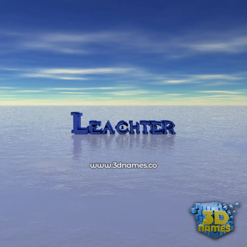 leachter in Horizon style - 3D name wallpaper leachter in Horizon style - 3D name wallpaper