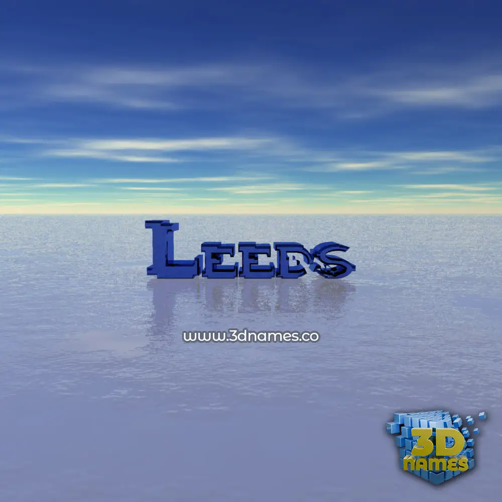 leeds in Horizon style - 3D name wallpaper leeds in Horizon style - 3D name wallpaper