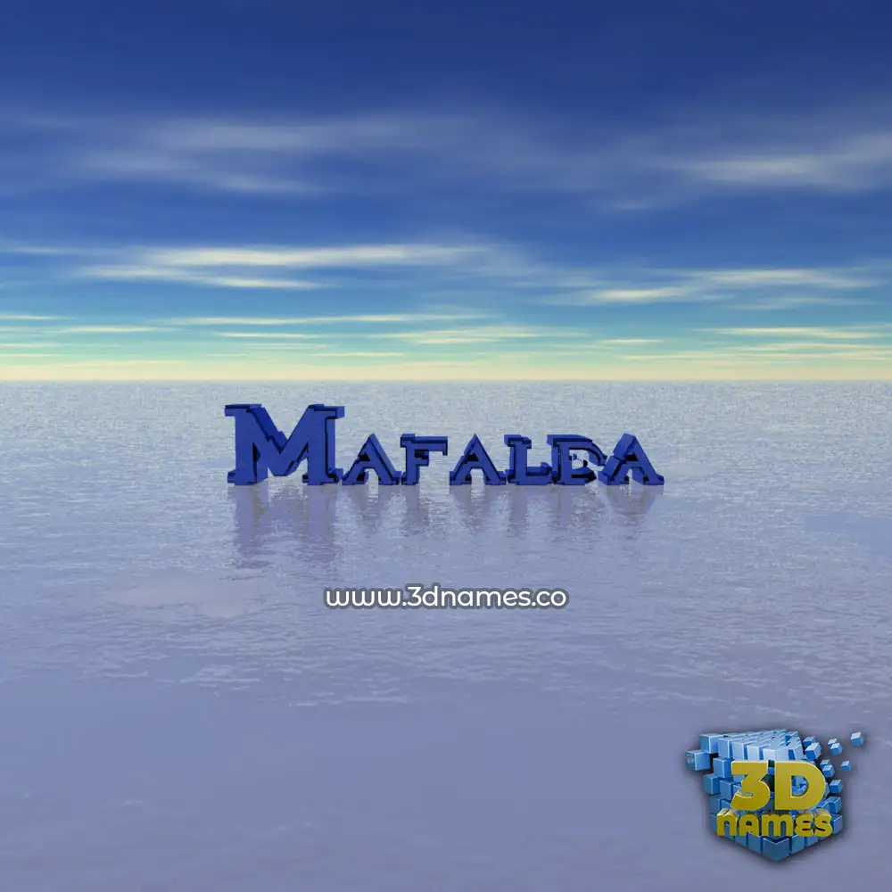 mafalda in Horizon style - 3D name wallpaper mafalda in Horizon style - 3D name wallpaper
