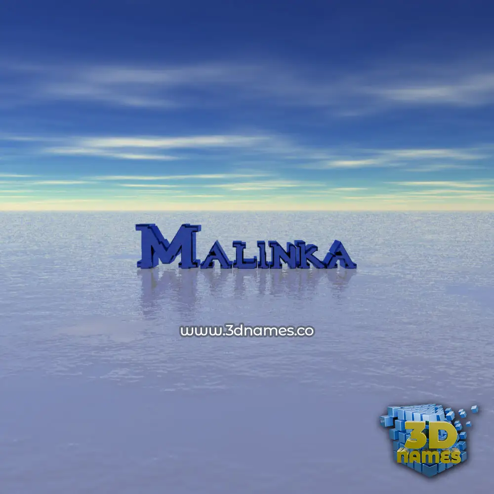 malinka in Horizon style - 3D name wallpaper malinka in Horizon style - 3D name wallpaper