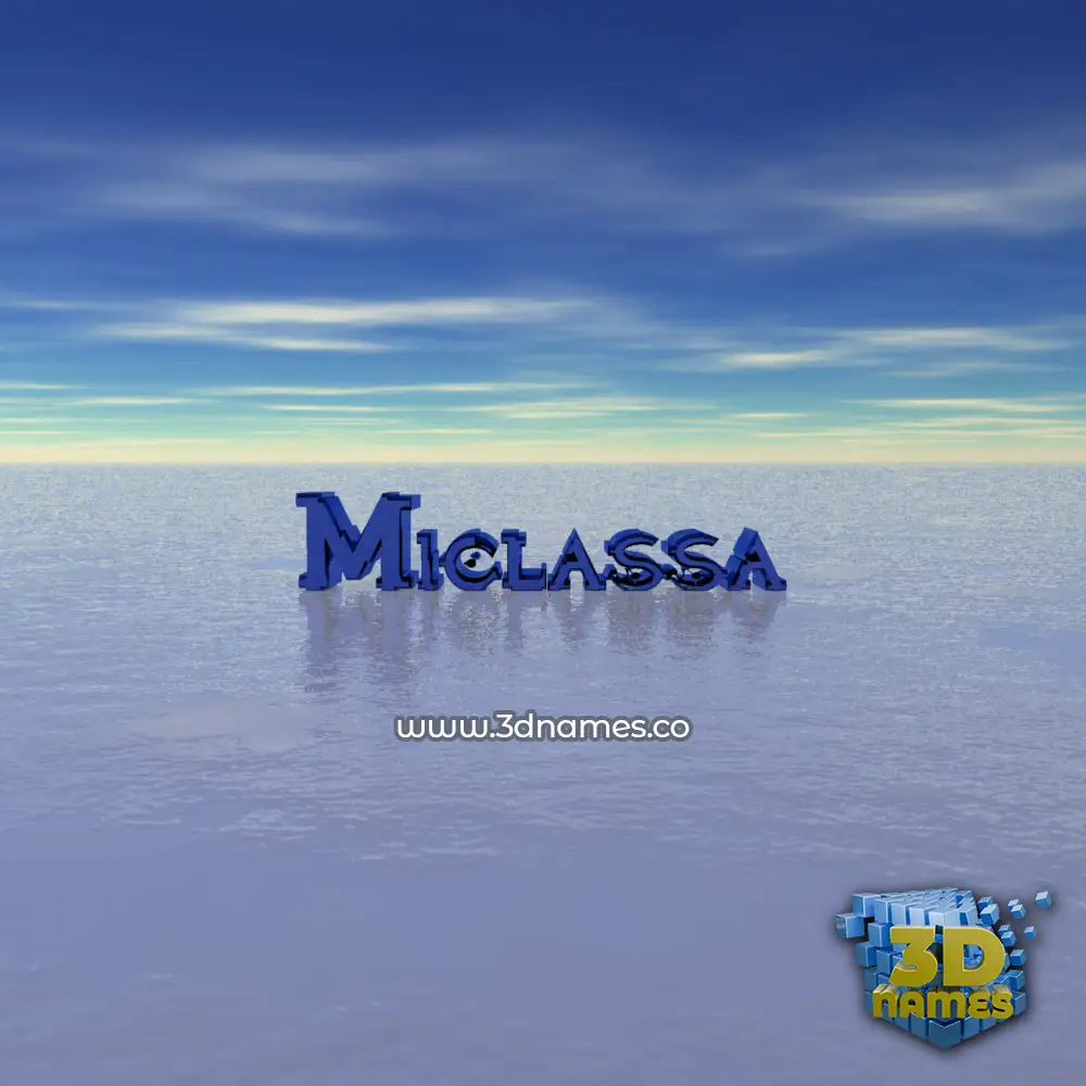 miclassa in Horizon style - 3D name wallpaper miclassa in Horizon style - 3D name wallpaper