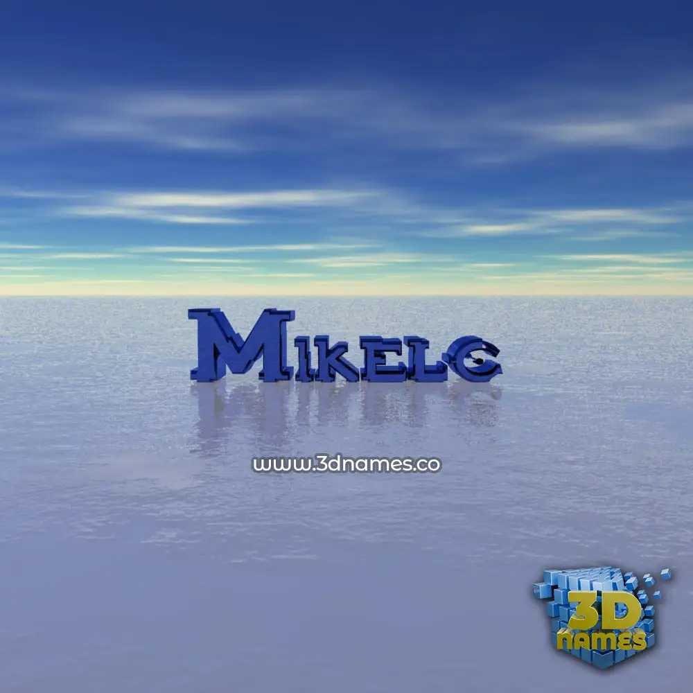 mikelc in Horizon style - 3D name wallpaper mikelc in Horizon style - 3D name wallpaper