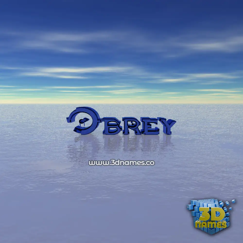 obrey in Horizon style - 3D name wallpaper obrey in Horizon style - 3D name wallpaper