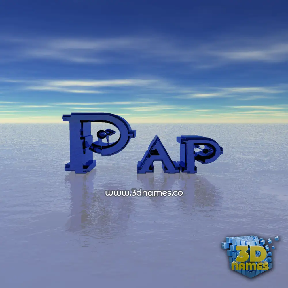 pap in Horizon style - 3D name wallpaper