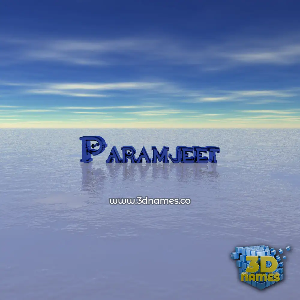paramjeet in Horizon style - 3D name wallpaper paramjeet in Horizon style - 3D name wallpaper
