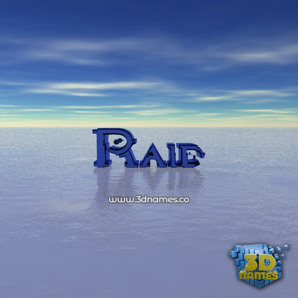 raid in Horizon style - 3D name wallpaper raid in Horizon style - 3D name wallpaper