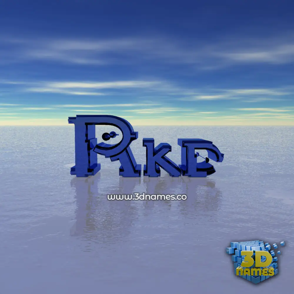 rkd in Horizon style - 3D name wallpaper