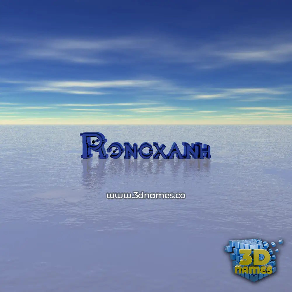 rongxanh in Horizon style - 3D name wallpaper rongxanh in Horizon style - 3D name wallpaper