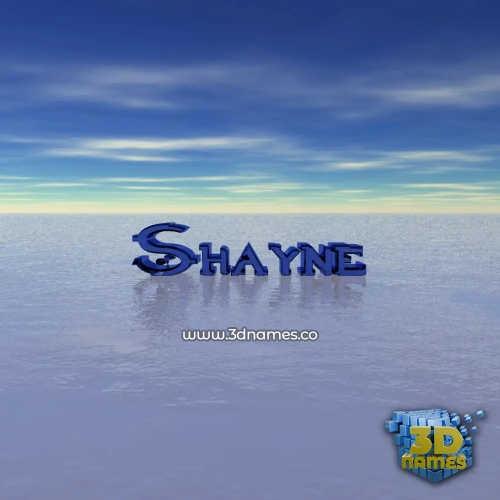 shayne in Horizon style - 3D name wallpaper shayne in Horizon style - 3D name wallpaper