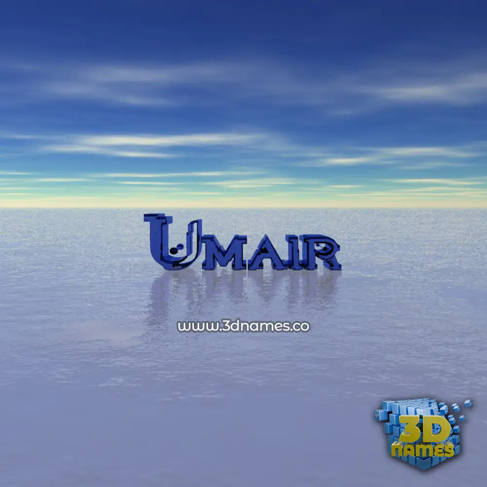 umair in Horizon style - 3D name wallpaper umair in Horizon style - 3D name wallpaper