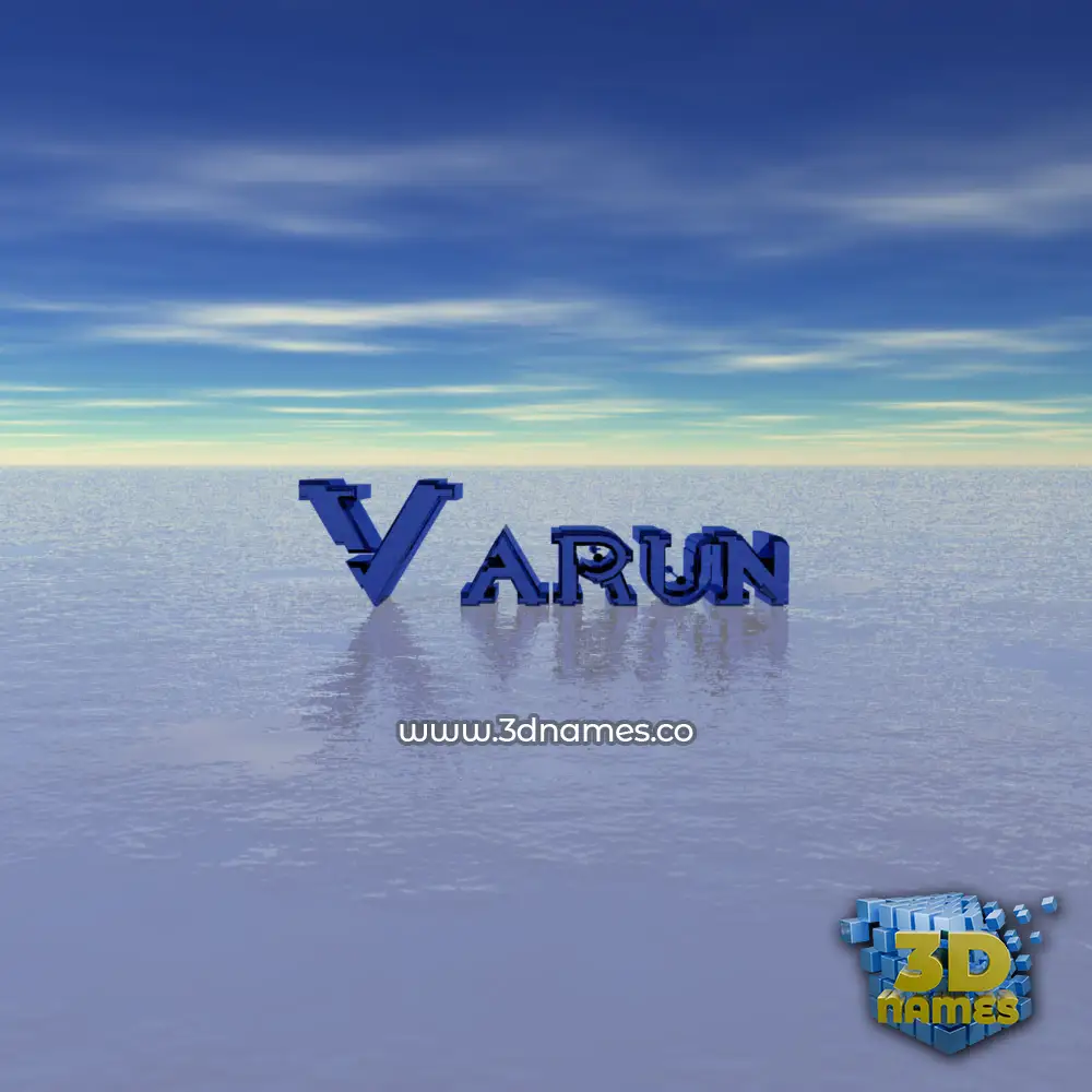varun in Horizon style - 3D name wallpaper
