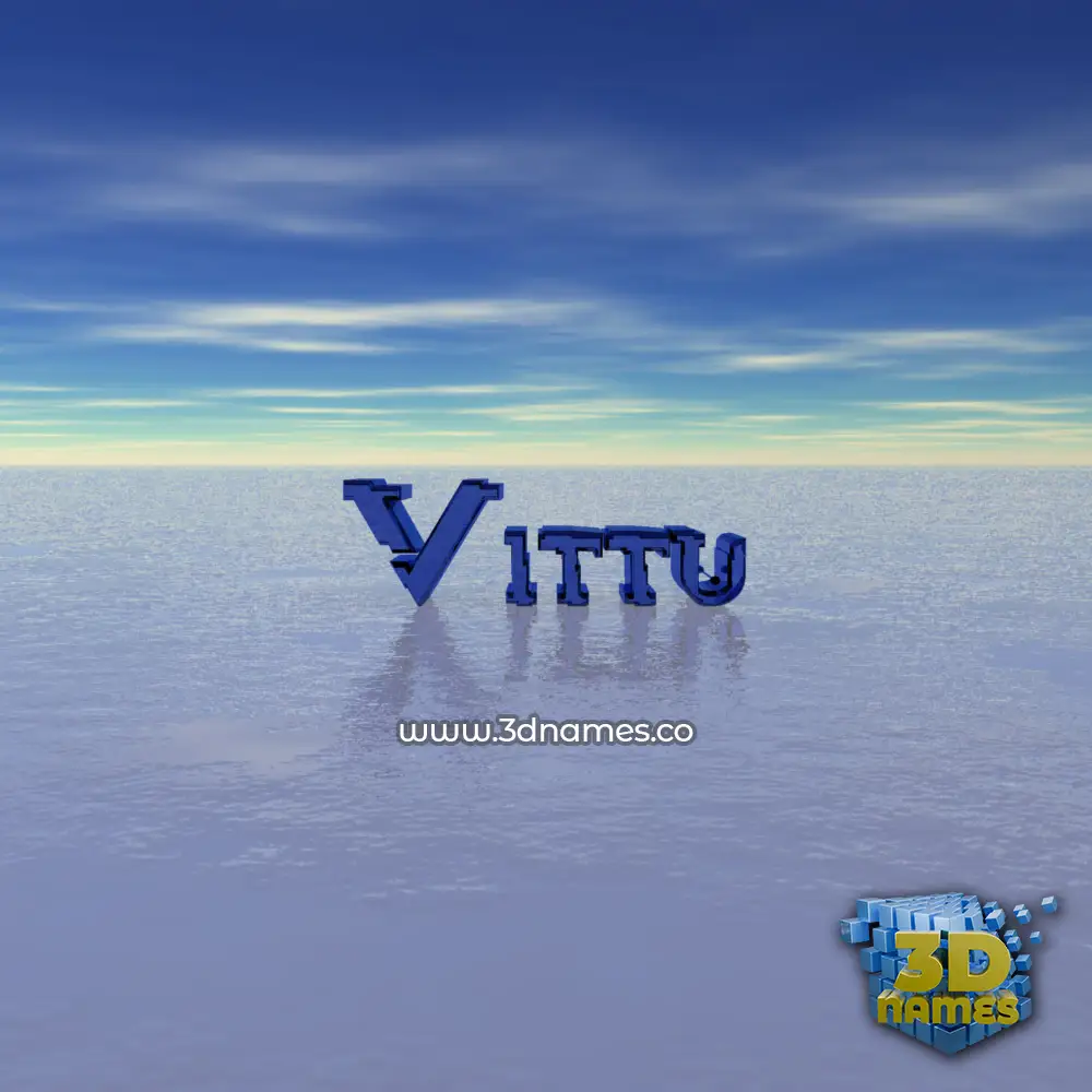 vittu in Horizon style - 3D name wallpaper vittu in Horizon style - 3D name wallpaper