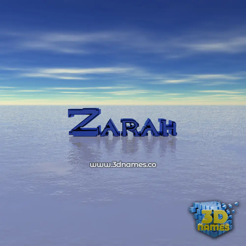 zarah in Horizon style - 3D name wallpaper zarah in Horizon style - 3D name wallpaper