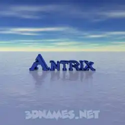 antrix in Horizon style - 3D name wallpaper
