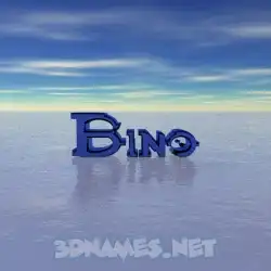 bino in Horizon style - 3D name wallpaper