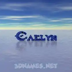 caelyn in Horizon style - 3D name wallpaper