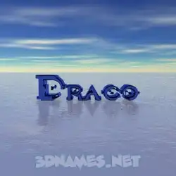 draco in Horizon style - 3D name wallpaper