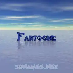 fantoche in Horizon style - 3D name wallpaper